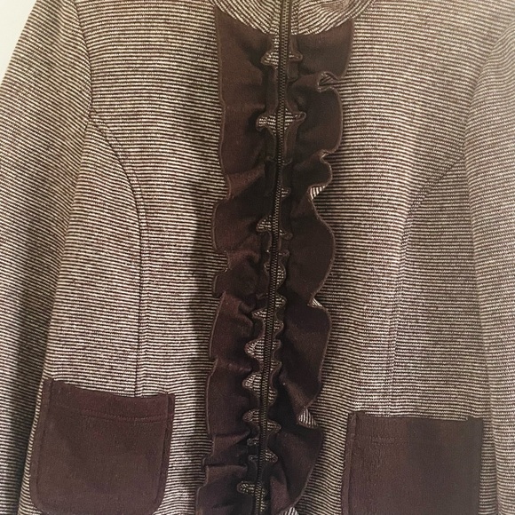 Ambition Wool Blend Ruffled Jacket - Picture 4 of 6